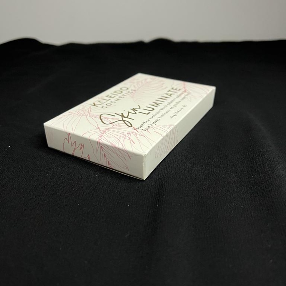 KALEIDO Skin Luminate Superfine Luminous Blush Palette 12g Coral Glow NIB B12Lum